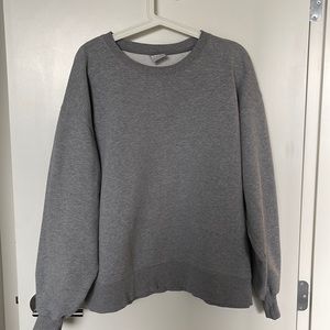 Aritzia TNA cozy fleece boyfriend crewneck
